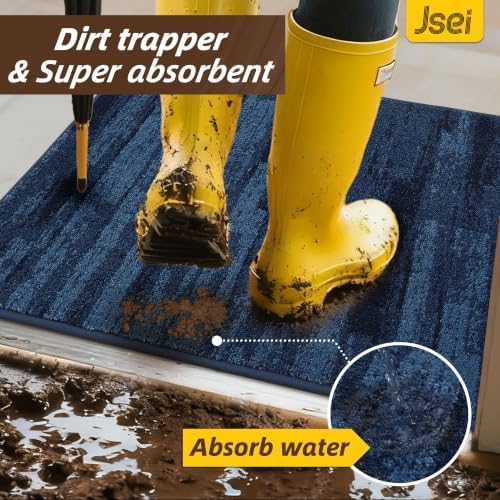 JSEI Dirt Trapper Door Mat 32"x48", Non-Slip Doormat - Image 4