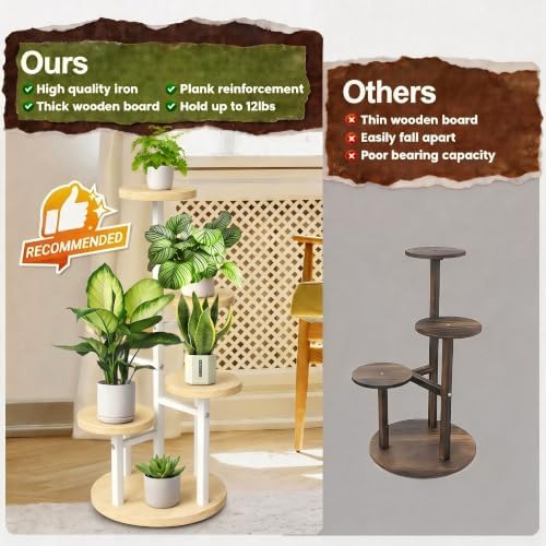 GEEBOBO 5 Tier Plant Stand Indoor - Image 5