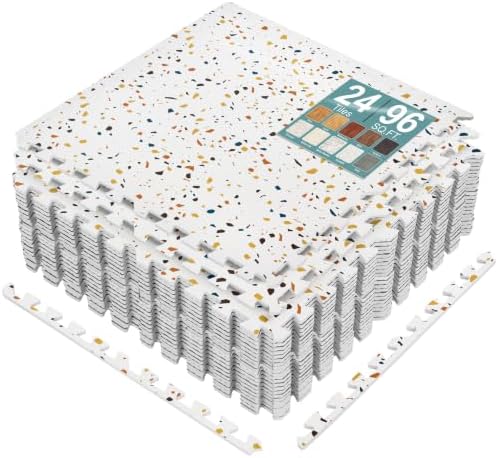 Sorbus Interlocking Wood Grain Foam Floor Tiles by Sorbus