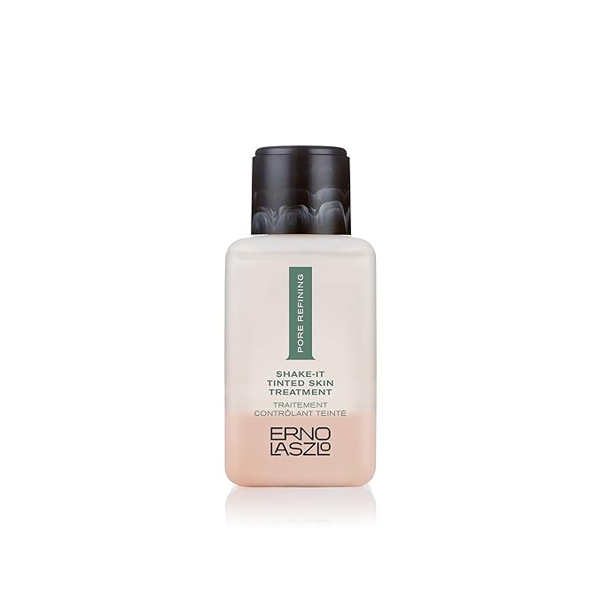 Erno Laszlo Shake-It Tinted Skin Treatment, Light Face Tint for Fair Complexions, Beautiful Skin Tone, Controls Oil, Natural Matte Finish (3 Fl Oz)