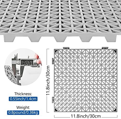 ToLanbbt Modular Interlocking Cushion 8P 11.8" x 11.8" Interlocking Rubber - Image 2