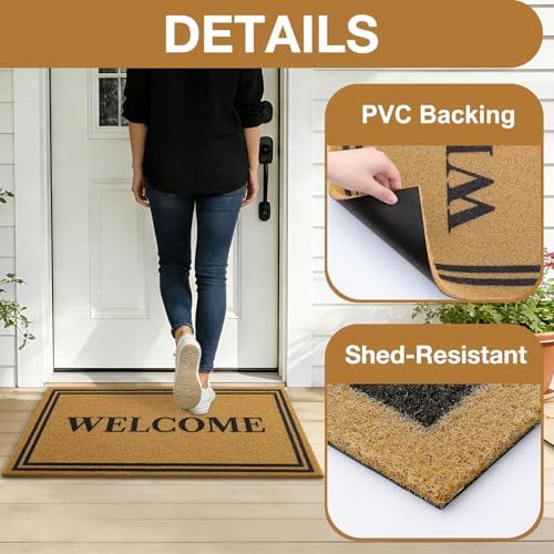 OLANLY Front Door Mat 71x47, Low Profile Doormat - Image 4