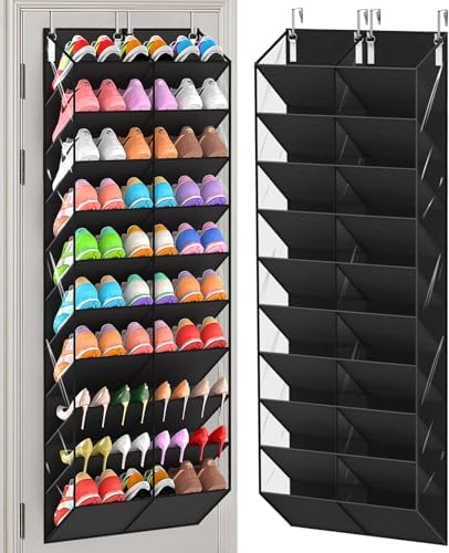 UVIAHOMI 20-30 Pairs Over the Door Shoe Organizer, 10-Tier Door Shoes Rack by UVIAHOMIHOMEORGANIZER