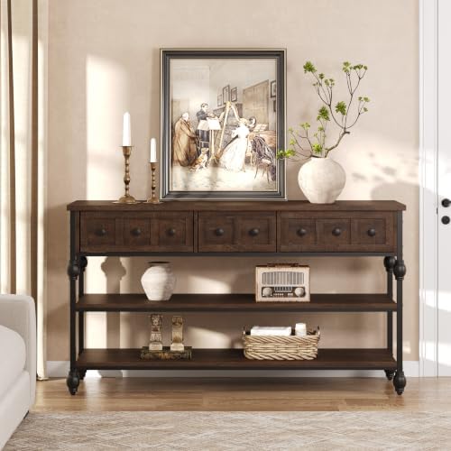 Garvee 52" Roman Column Console Table - Image 4