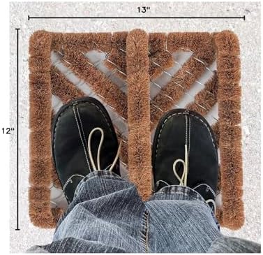 NINAMAR Natural Coir Boot Scraper Door Mat - Image 3