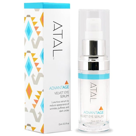 – Advantage Velvet Eye Serum, Reduce Eye Puffiness, Dark Circles, Anti Aging Eye Cream, Firms, Hydrated, Haloxyl, Eyeliss, Matrixyl 3000, Hyaluronic Acid, Non Greasy, Fragrance Free (0.5 oz.)
