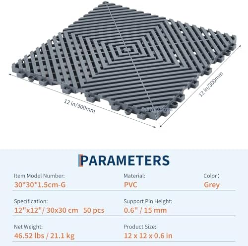 Garvee 50 Pack Interlocking Floor Tiles, Modular Cushion Flooring - Image 2