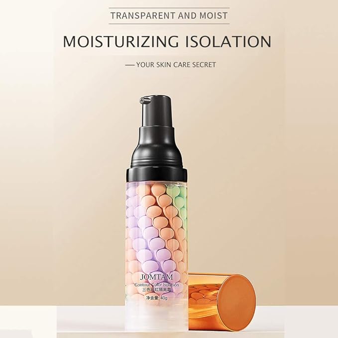 Contour Multi-Color Pink Green Purple Isolation Waterproof Natural Makeup Protection Hydration Oil Balance Moisturizing 40g