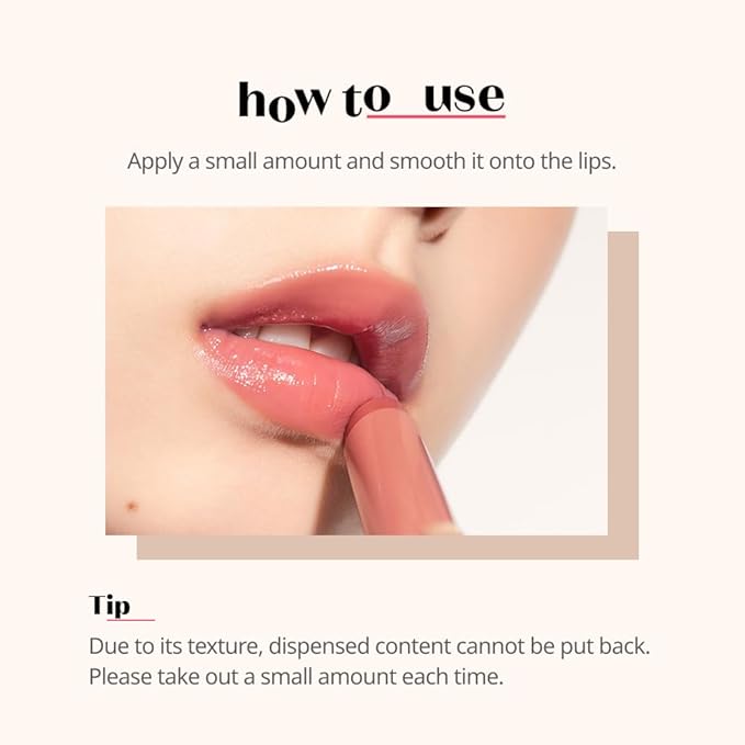 ETUDE Ginger Sugar Melting Balm Stick 04 Peanut Butter | Tinted Moisturizing Lip balm | Natural Ingredients Hydrate Ginger, Sugar, Shea Butter Moisturizing Relaxing Effect | K-Beauty