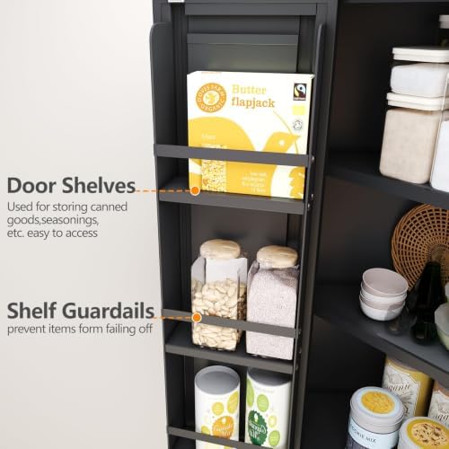 GAIOUS 74.8" Tall Metal Food Cabinet - Image 6