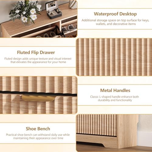 HUANLEGO Shoe Cabinet Storage for Entryway - Image 5