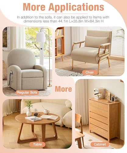 Extra Thick 4mil Plastic Chair Cover, 2 Pack - Image 7