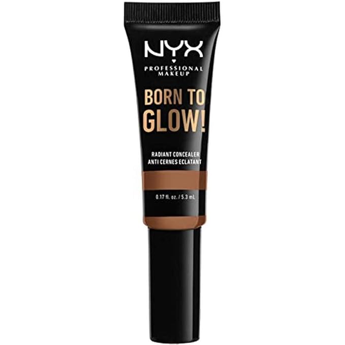 NYX PROFESSIONAL MAKEUP Born To Glow Radiant Concealer, Medium Coverage - Mahogany