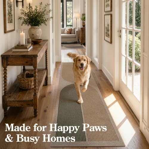 Lahome Rainbow Runners for Kitchen Floor, Non Slip Runner Rug for Hallway - Image 4