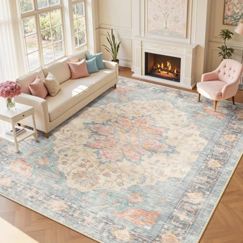 RELEANY Washable Area Rug, Large 10'x14' - Image 2
