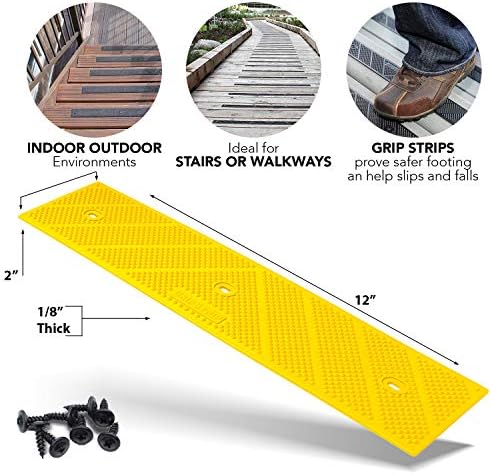GripStrip Stair Treads for Wooden Steps, Non Slip Stair Grips for Outdoor or - Image 3
