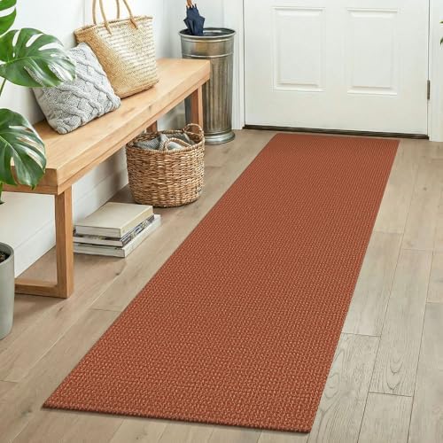 KOZYFLY Woven 2x5 Entry Runner Rug, Washable Runners by KOZYFLY