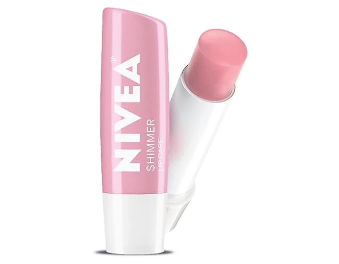 NIVEA A Kiss of Shimmer Radiant Lip Care 0.17 oz (Pack of 6)
