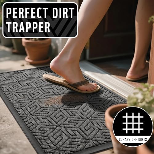 Yimobra Front Door Mat for Outside Entrance - Image 4