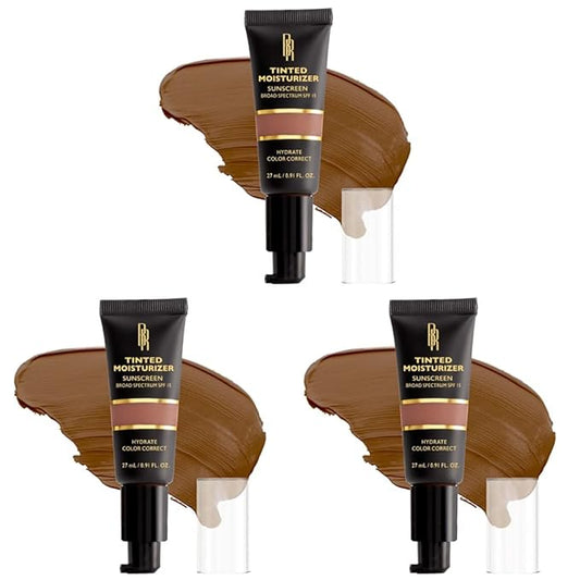 Black Radiance True Complexion Tinted Moisturizer SPF 15 Dark to Deep (Neutral) (Pack of 3)