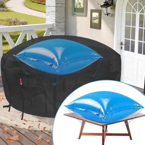 SheeChung Patio Furniture Cover Airbag, Square 47"x47" Inflatable Air Pillow - Image 6
