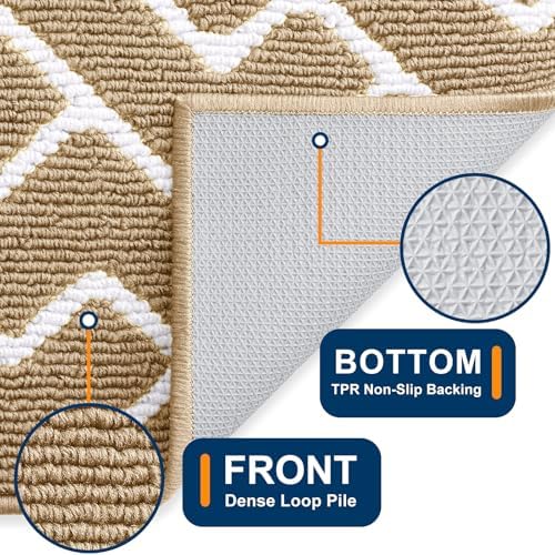 OLANLY Front Door Mat 32x20, Low-Profile Easy Clean Doormat - Image 4
