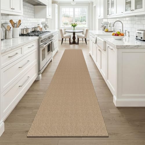 KOZYFLY Boho 2x12 Runners Rugs for Hallway, Long Washable Runner Rug, Woven Non - Image 2