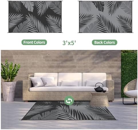 GENIMO Outdoor Rug 3'x5' Waterproof - Image 2