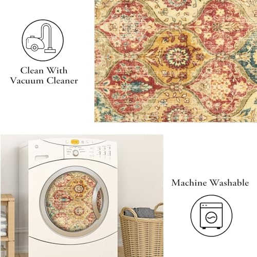 Lahome Kitchen Rugs Non Slip Washable Rugs - Image 4