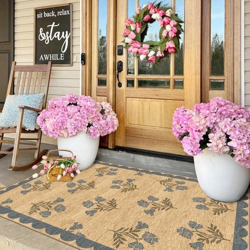 3x5 Floral Entry Rug - Image 4