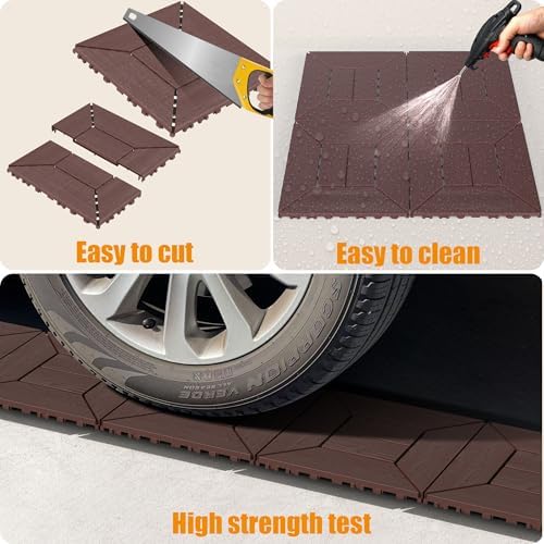 Balcony Deck Tiles, DIY Interlocking Deck Floor Tiles, 12 x 12 inchesIndoor and - Image 3