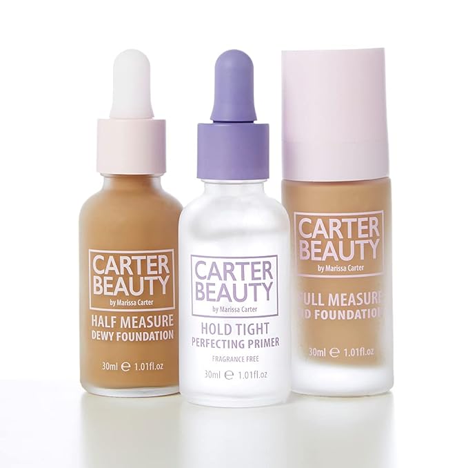 Carter Beauty Full Measure HD Foundation - Lightweight, Full Coverage Matte Formula - Water-Based, Super Soft Skin Perfector - Vegan And Cruelty Free, Paraben And Sulfate Free - Gingerbread - 1.01 OZ