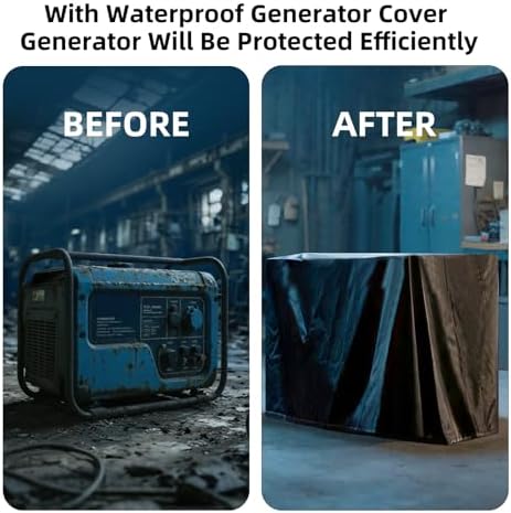 Waterproof Universal Generator Cover, Outdoor Generator Tent Running Cover - Image 6