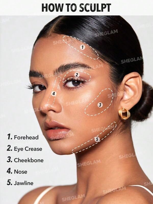 SHEGLAM Snatch 'n' Define Cream Contour Stick Long Lasting Highly Pigmented Sweat Proof Face Bronzer Makeup - Terracotta