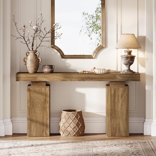 Tribesigns 63-Inch Long Console Table, Farmhouse Entryway Table Behind Couch - Image 6