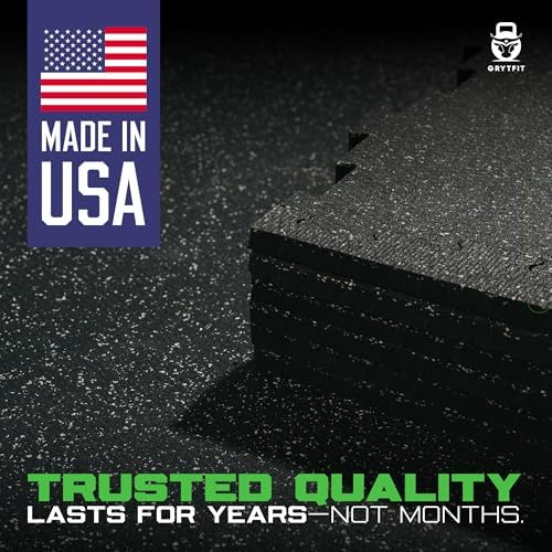 Interlocking Rubber Floor Tiles – Heavy Duty 100% Rubber Gym Flooring - Image 2