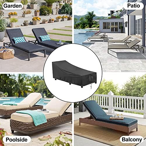 OutdoorLines Waterproof Patio Chaise Lounge Chair Cover - Image 7