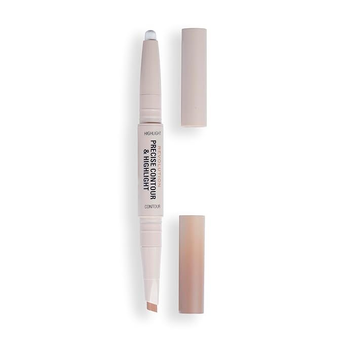 Revolution Beauty, Precise Contour & Highlight Stick, All-In-One Face Makeup Product, Highly Blendable with Matte Finish, Vegan & Cruelty-Free, Medium