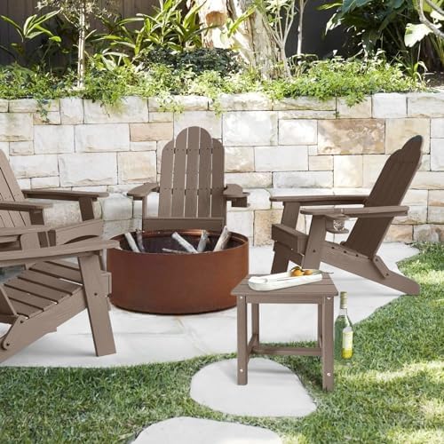 GARDENSTAR Adirondack Square Side Table, one-Tier Outdoor end Table, Patio Side - Image 7