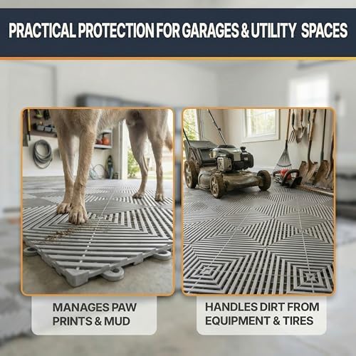 Nitro Tiles Vented by FlooringInc 12" x 12" Interlocking Garage Floor Tiles - Image 6