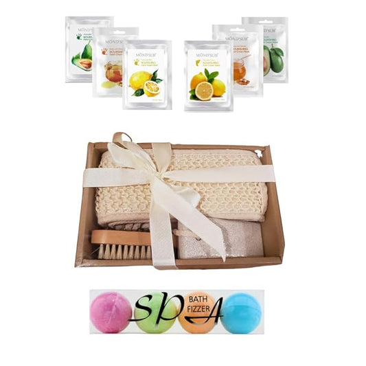 Body Care, Skin Care for Women, Bath Bombs, Hand Mask, Foot Mask, Loofah, Pumice Stone, Body Brush