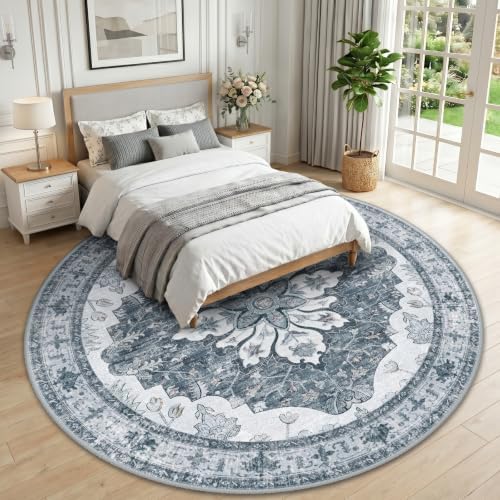RELEANY Washable Area Rug, Round 10ft - Image 2
