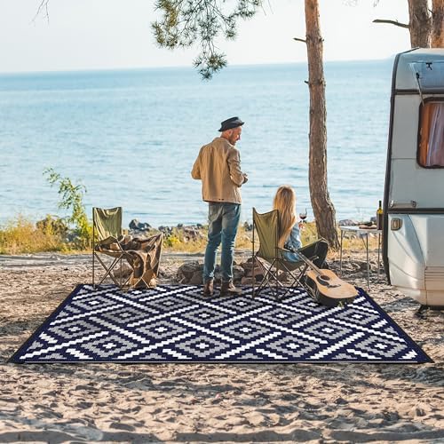 GENIMO Outdoor Rug, Waterproof Plastic Rugs - Image 2