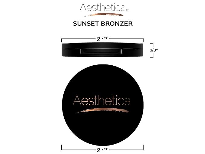 Aesthetica Sunset- Matte Bronzing Powder Makeup Contouring Powder - Vegan & Cruelty Free
