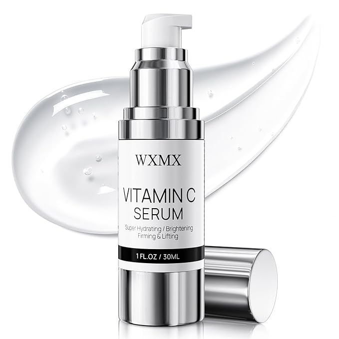Super Vitamin C Face Serum for Mature Skin: All-in-One Hydrating Anti-Aging Formula by Vitamin C, Hyaluronic Acid, Caffeine-Firming, Lifting, Targets Dark Spots, Wrinkles, 1 fl oz (Pack of 1)