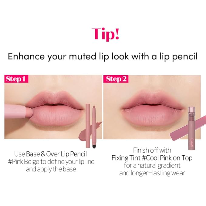 ETUDE Fixing Tint #11 Rose Blending (4g) | Long Lasting High Pigmented Liquid Lipstick | Waterproof Lightweight Matte Finish Lip Stain | Full Coverage | Korean Makeup, Kbeauty