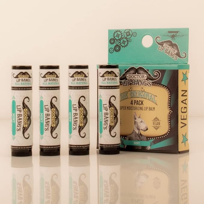 Super Moisturizing Lip Balm | 4 Pack | Mint