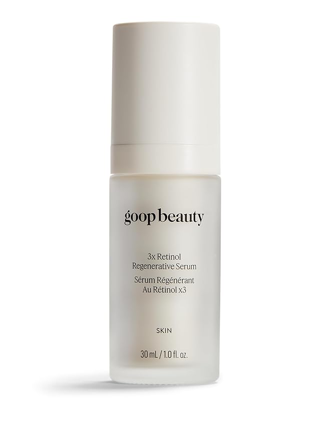 goop Beauty 3x Retinol Regenerative Serum | Face Serum to Reduce the Look of Deep Wrinkles, Pores, & Texture | Retinoids, Ceramides, & Niacinamide | 1 fl oz