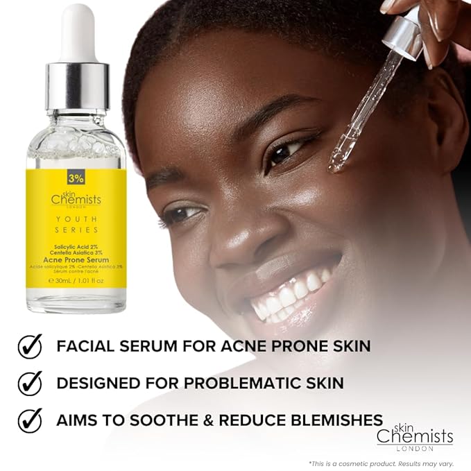 Skin Chemists Acne Prone - Salicylic Acid 2%, Centella Asistica 3%