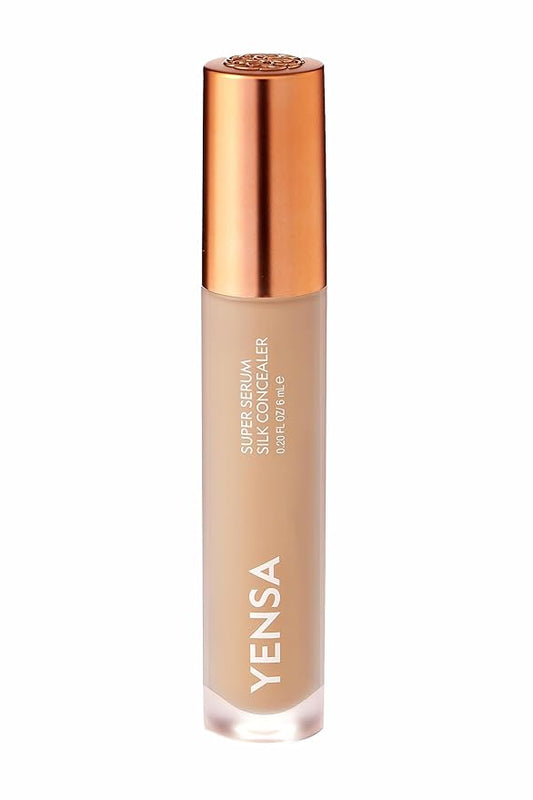 YENSA Super Serum Silk Concealer - Age-Defying Asian Skincare, Natural Superfood Ingredients Cover Imperfections, Boost Collagen (Fair 2) - .20 fl oz